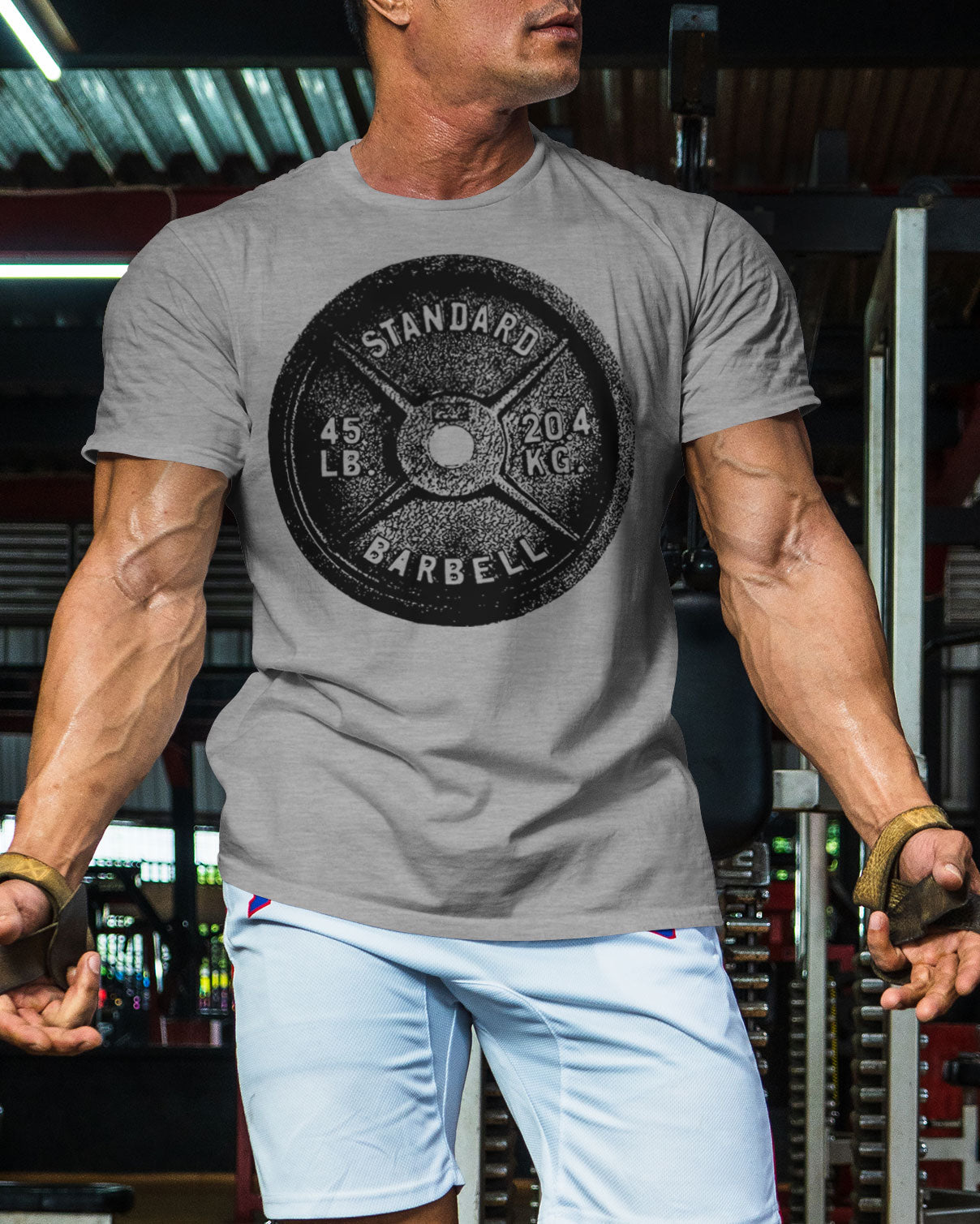 001. SQUAT, BENCH, DEADLIFT Funny Motivational Workout Gym T-Shirt for Men T-Shirt GYMISH LIFESTYLE