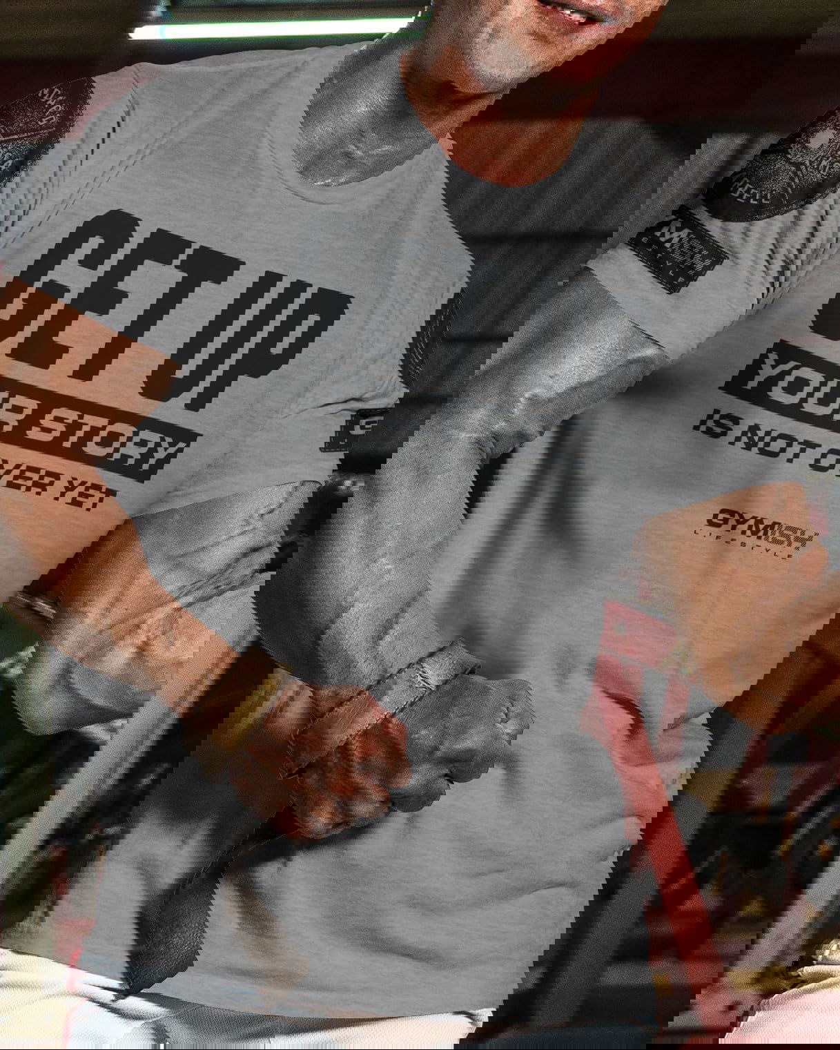 073. Get Up Workout T-Shirt - Gymish - - #Gym Shirts# - - #Workout T-Shirts#