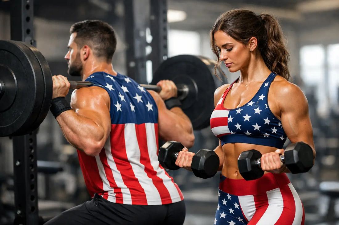 American Flag Gym Apparel That Lifts Hard