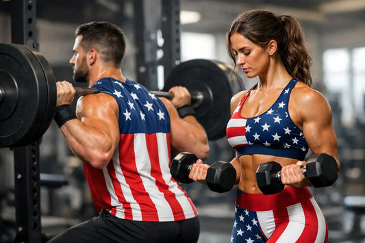 American Flag Gym Apparel That Lifts Hard