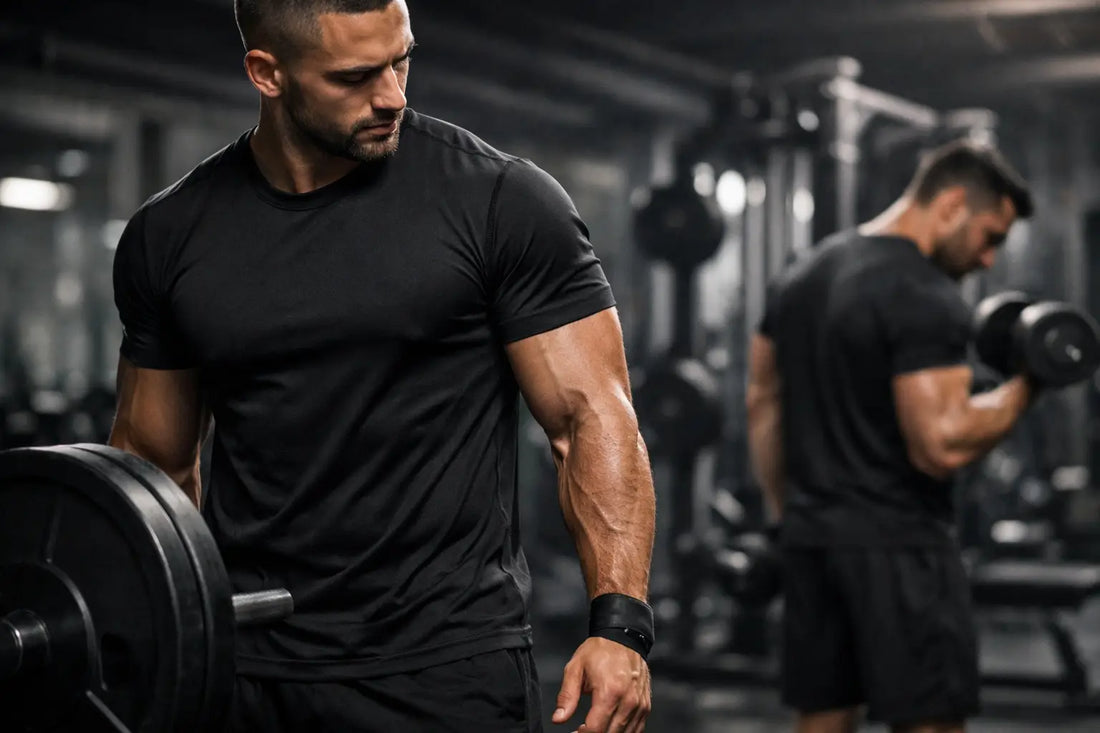 Why Black on Black Gym Shirts Hit Hard