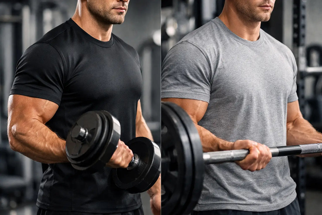 Performance Tee vs Cotton Tee for Lifters