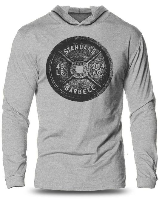 001-Squat Bench Deadlift Lightweight Long Sleeve Hooded T-shirt for Men - Gymish - - #Gym Shirts# - - #Workout T-Shirts#