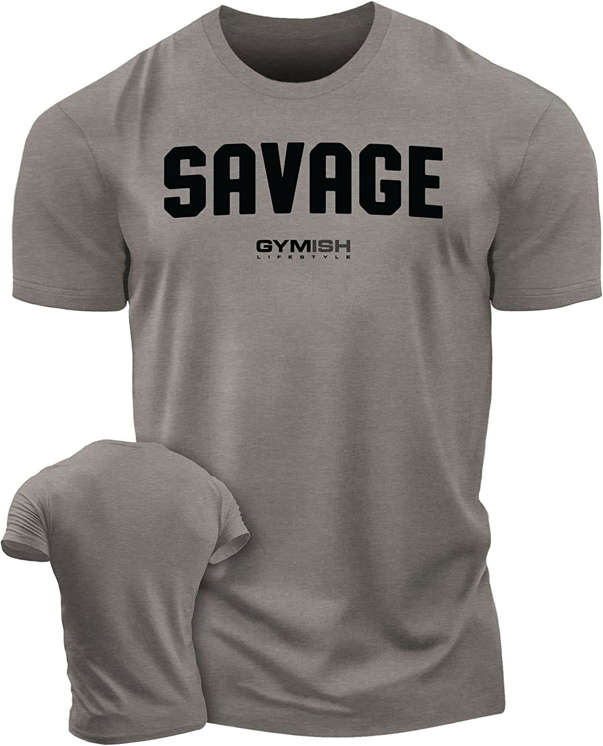 003. Savage Workout T-Shirt - Gymish - - #Gym Shirts# - - #Workout T-Shirts#