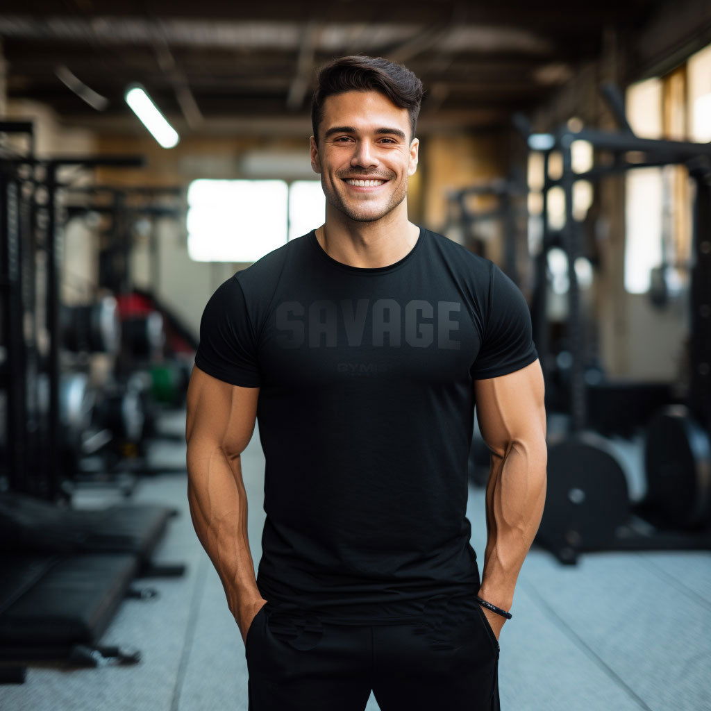 Savage Workout T Shirt Shop Gymish