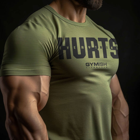 005. Everything Hurts Gym T-Shirt - Gymish - - #Gym Shirts# - - #Workout T-Shirts#