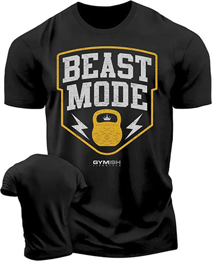 007. Beast Mode Workout T-Shirt - Gymish - - #Gym Shirts# - - #Workout T-Shirts#