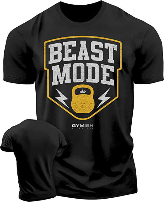 007. Beast Mode Workout T-Shirt - Gymish - - #Gym Shirts# - - #Workout T-Shirts#