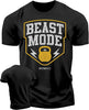007. Beast Mode Funny Motivational Workout Gym T-Shirt for Men