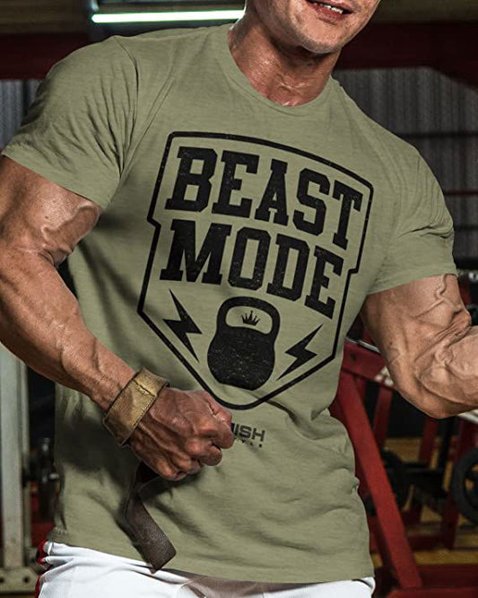007. Beast Mode Workout T-Shirt - Gymish - - #Gym Shirts# - - #Workout T-Shirts#