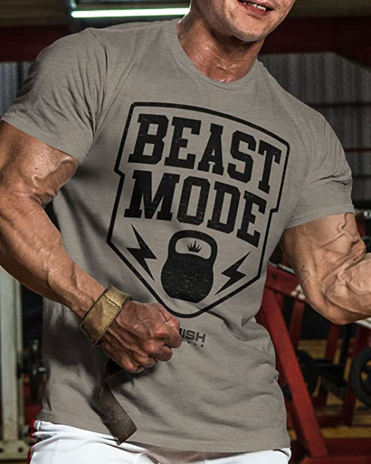 007. Beast Mode Workout T-Shirt - Gymish - - #Gym Shirts# - - #Workout T-Shirts#