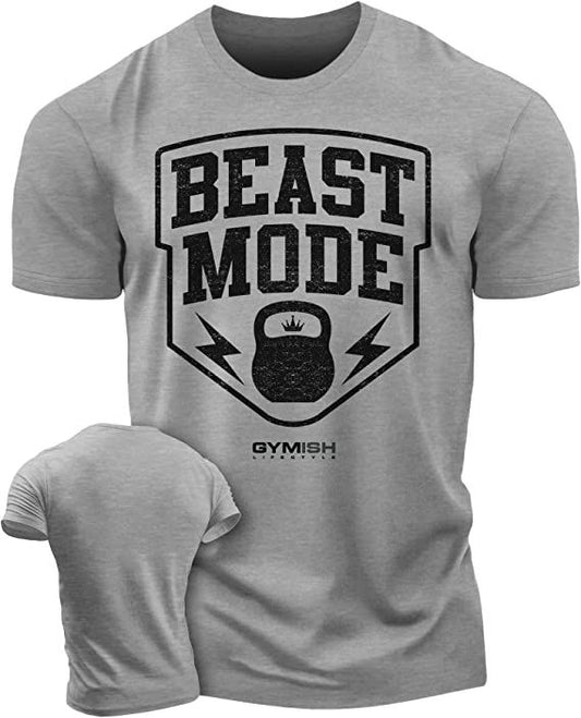007. Beast Mode Workout T-Shirt - Gymish - - #Gym Shirts# - - #Workout T-Shirts#