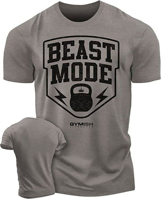 007. Beast Mode Workout T-Shirt - Gymish - - #Gym Shirts# - - #Workout T-Shirts#