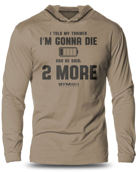 009-2 More Lightweight Long Sleeve Hooded T-shirt for Men - Gymish - - #Gym Shirts# - - #Workout T-Shirts#