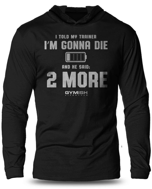 009-2 More Lightweight Long Sleeve Hooded T-shirt for Men - Gymish - - #Gym Shirts# - - #Workout T-Shirts#