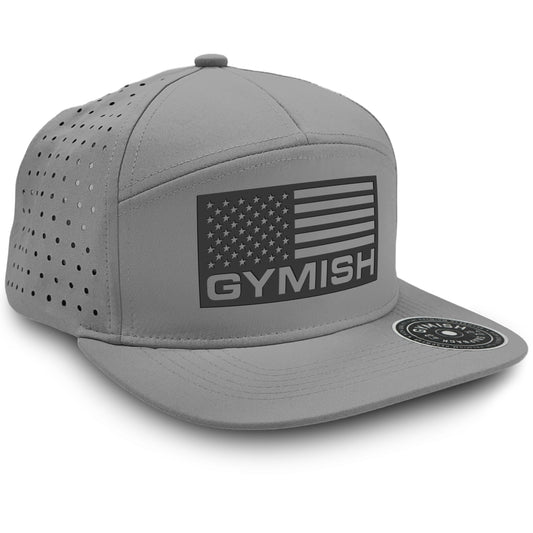 Gymish Flag Workout Hats for Men GYMISH-HAT-GREY Hat GYMISH LIFESTYLE