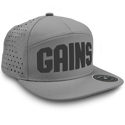 Gymish Gains Workout Hats for Men GYMISH-HAT-GREY Hat GYMISH LIFESTYLE