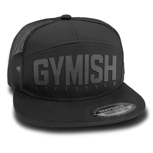 Gymish Lifestyle Workout Gym Hats for Men GYMISH- HAT-MESH BLACK Hat GYMISH LIFESTYLE