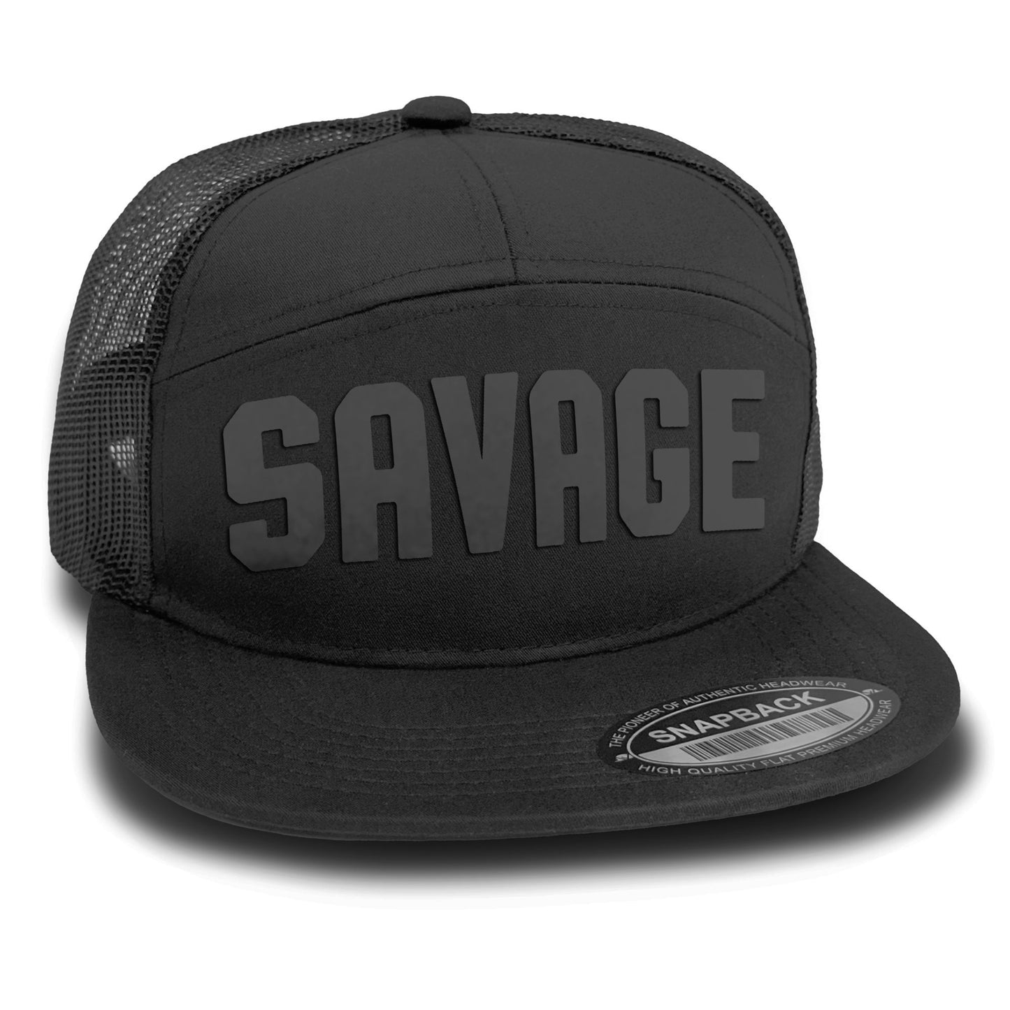 Gymish Savage Workout Gym Hats for Men GYMISH-HAT-MESH BLACK Hat GYMISH LIFESTYLE