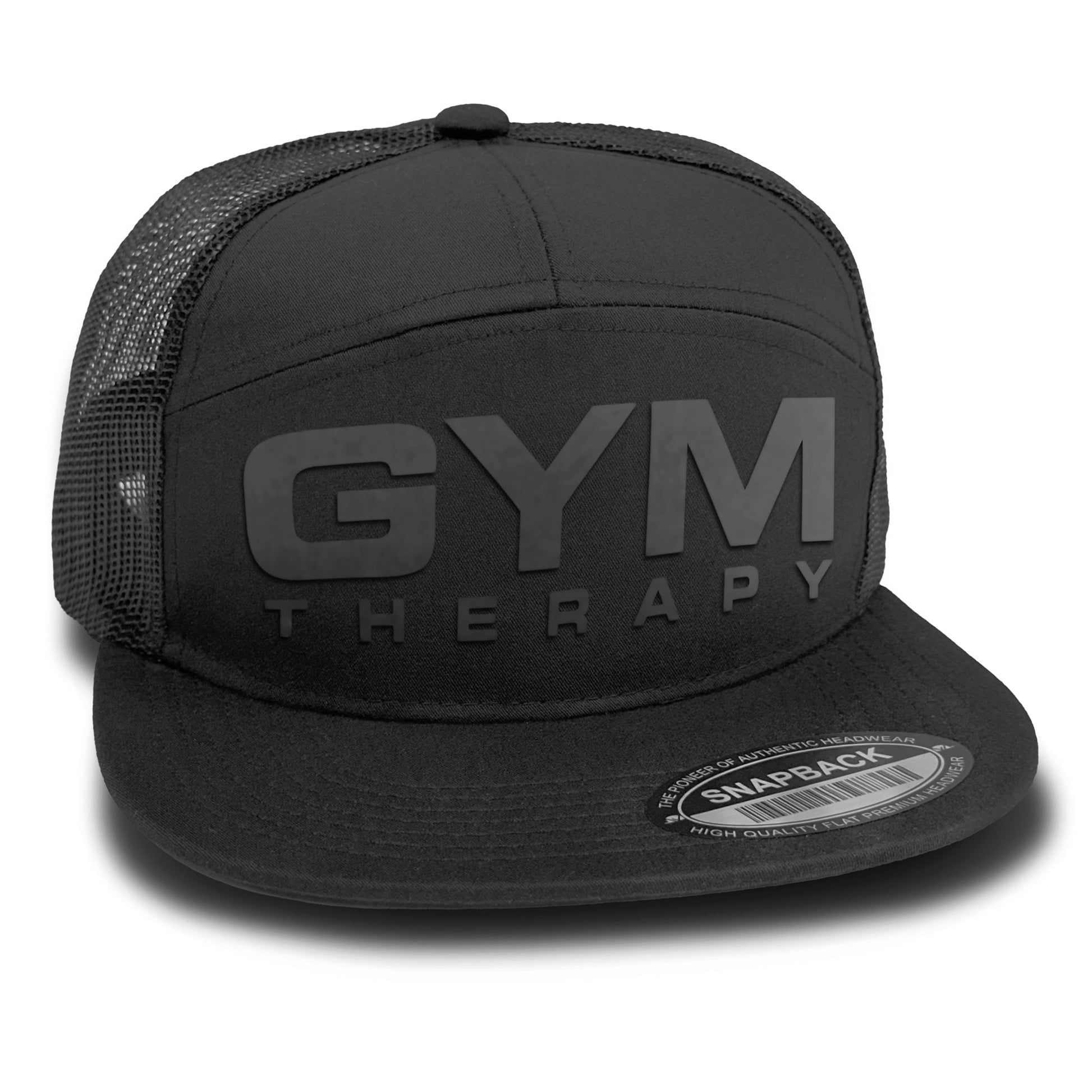 Gymish Gym Therapy Workout Hats for Men GYMISH-HAT-MESH BLACK Hat GYMISH LIFESTYLE