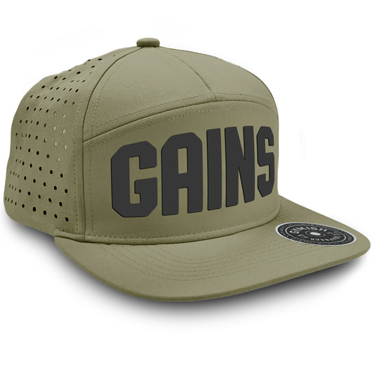 Gymish Gains Workout Hats for Men GYMISH-HAT-MILITARY Hat GYMISH LIFESTYLE