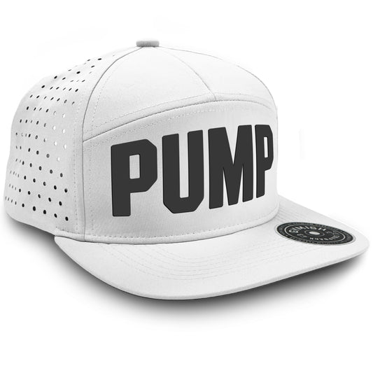 Gymish Pump Workout Hats for Men GYMISH-HAT-WHITE Hat GYMISH LIFESTYLE
