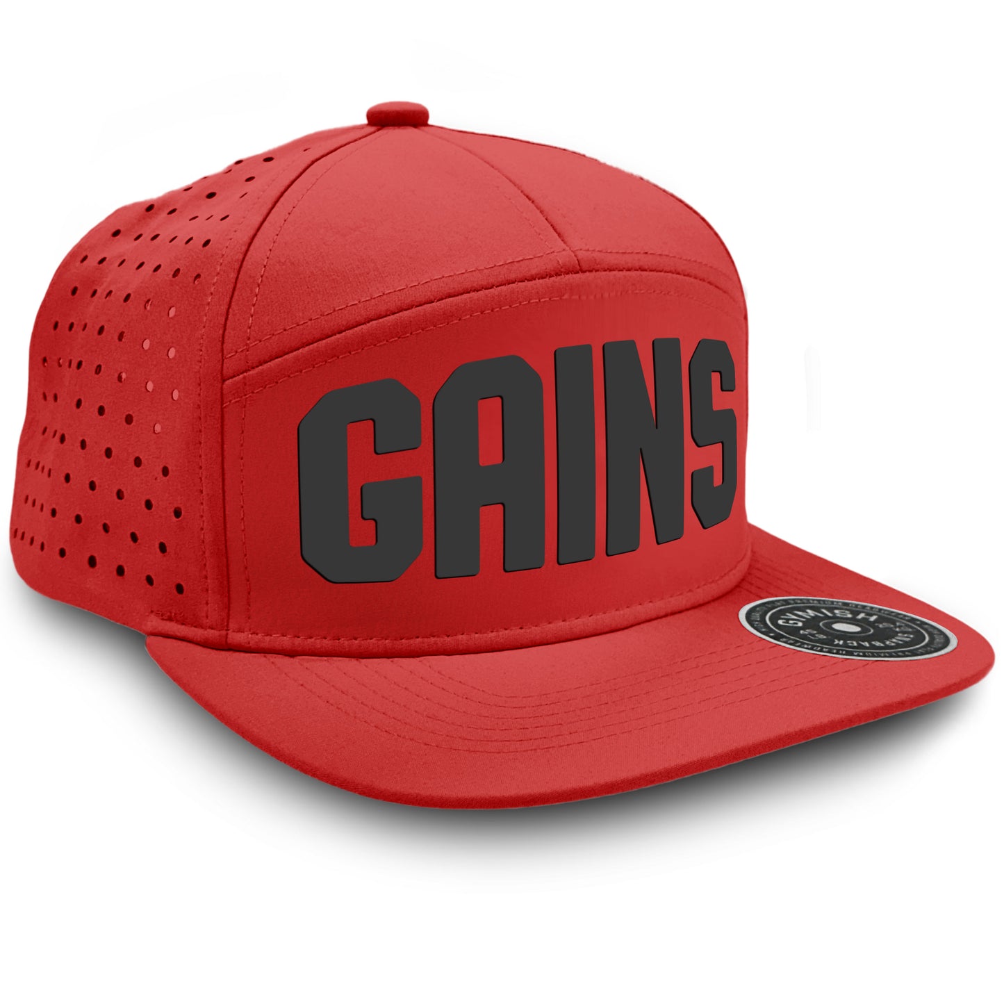 Gymish Gains Workout Hats for Men GYMISH-HAT-RED Hat GYMISH LIFESTYLE