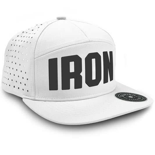 Gymish Iron Workout Hats for Men GYMISH-HAT-WHITE Hat GYMISH LIFESTYLE