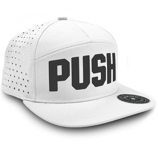 Gymish Push Workout Hats for Men GYMISH-HAT-WHITE Hat GYMISH LIFESTYLE