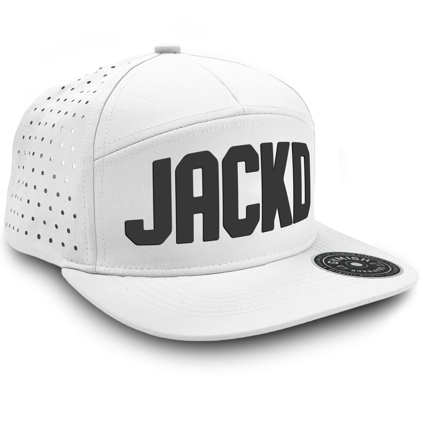 Gymish Jacked Workout Hats for Men GYMISH-HAT-WHITE Hat GYMISH LIFESTYLE
