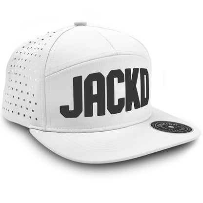 Gymish Jacked Workout Hats for Men GYMISH-HAT-WHITE Hat GYMISH LIFESTYLE
