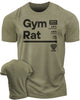 105. Gym Rat Funny Workout T-Shirt for Men