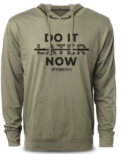 157. Do It Now Funny Workout Gym Hoodie for Men Hoodie Military Hoodie T-Shirt GYMISH LIFESTYLE