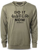 157. Do It Now Funny Workout Gym Hoodie for Men