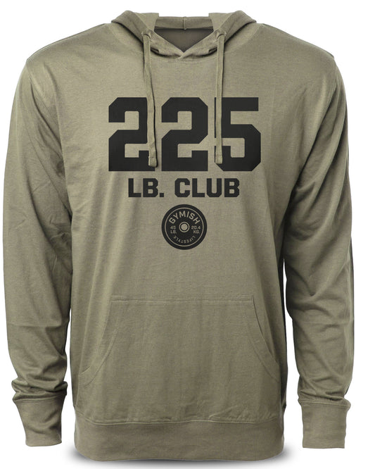 152. 225 Club Funny Workout Gym Hoodie for Men Hoodie Military Hoodie T-Shirt GYMISH LIFESTYLE