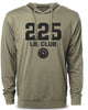 152. 225 Club Funny Workout Gym Hoodie for Men