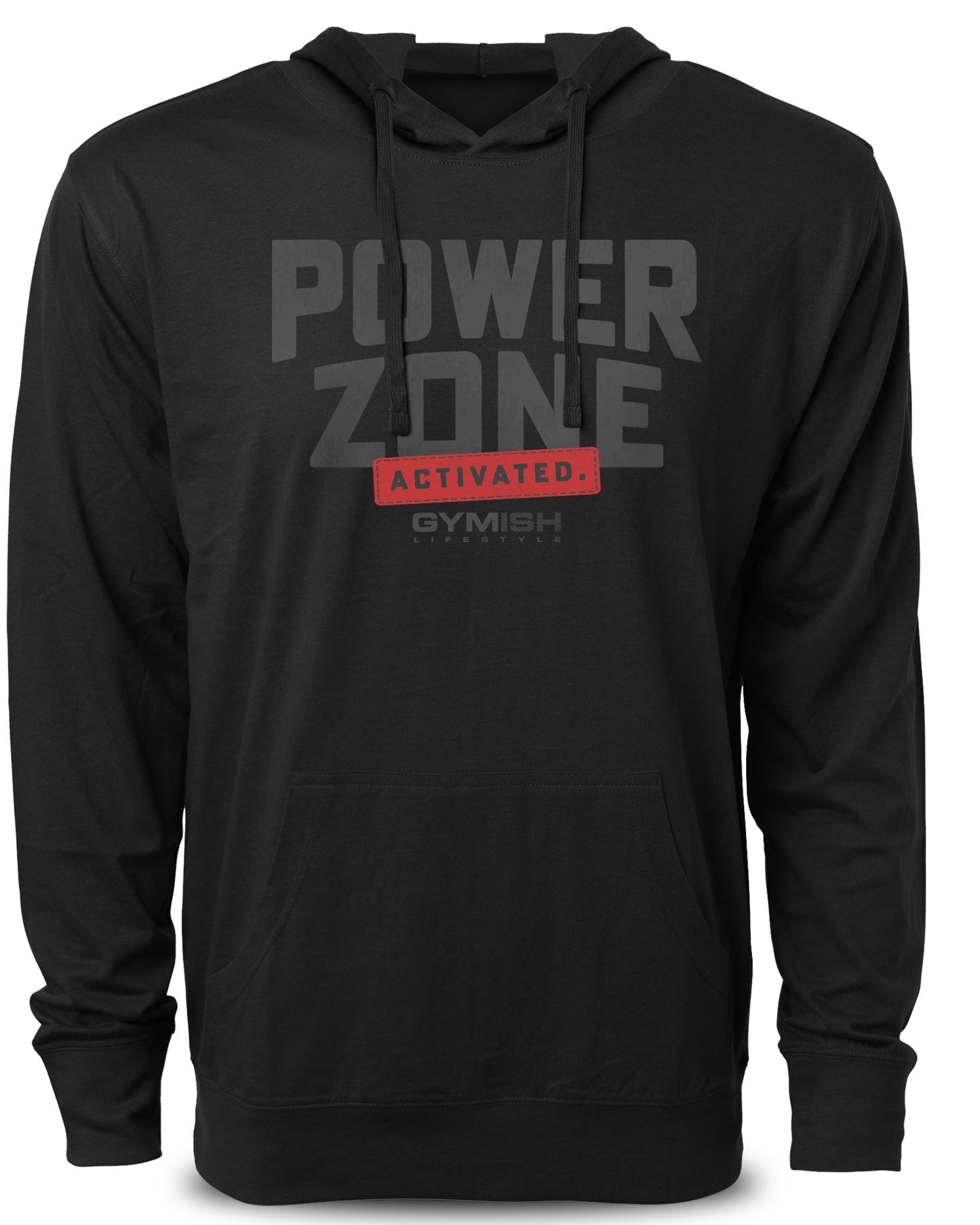 150. Activated Funny Workout Gym Hoodie for Men Hoodie Black On Black Hoodie T-Shirt GYMISH LIFESTYLE
