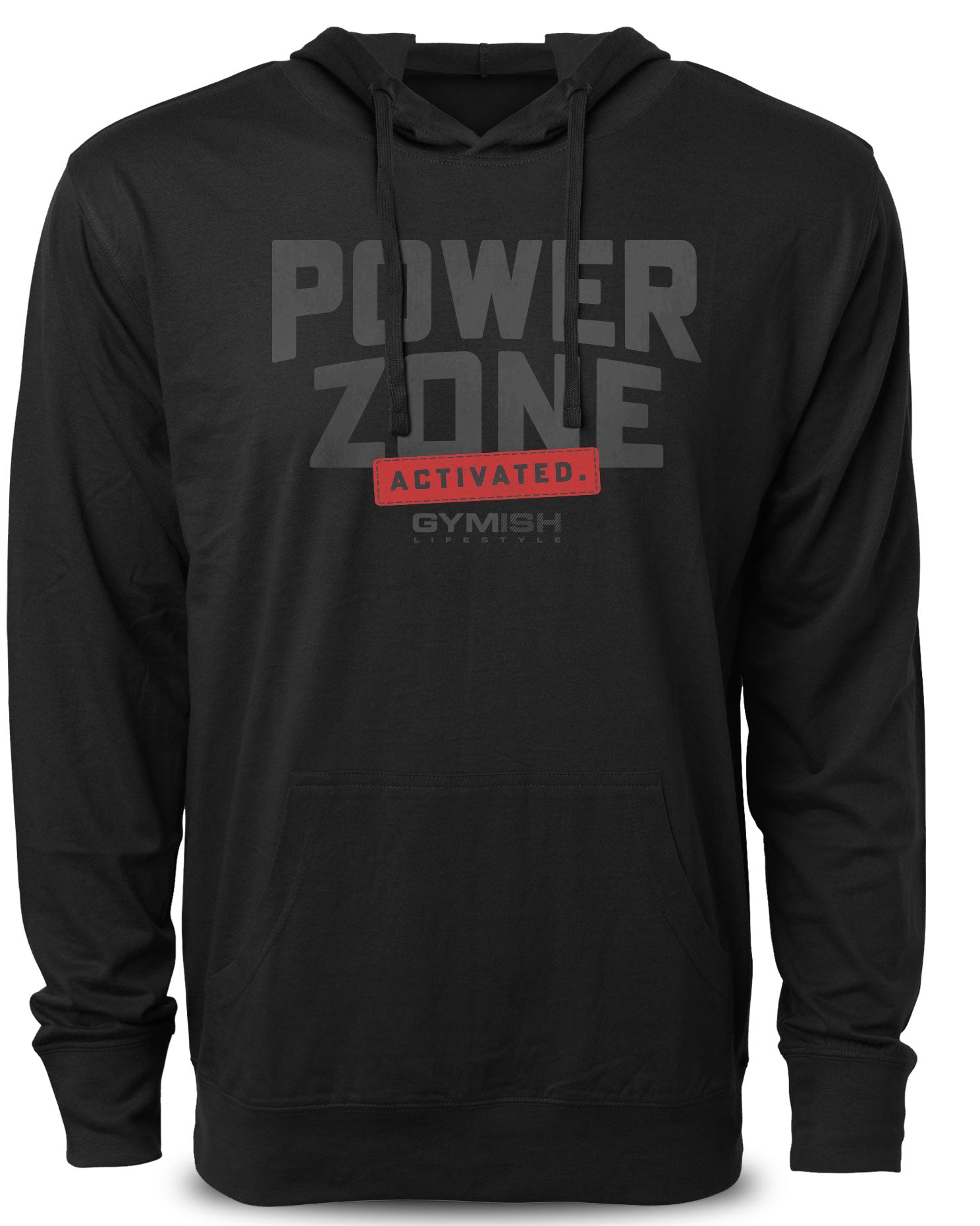 150. Activated Funny Workout Gym Hoodie for Men Hoodie Black On Black Hoodie T-Shirt GYMISH LIFESTYLE