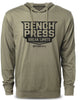 025. Bench Press Funny Workout Gym Hoodie for Men