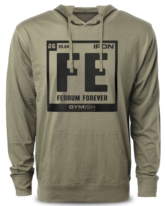 127. Ferrum Forever Funny Workout Hoodie for Men Hoodie Military Hoodie T-Shirt GYMISH LIFESTYLE