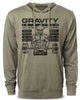 104. Defy Gravity Funny Workout Hoodie For Men