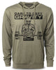 104a. Dare To Defy Gravity Workout Hoodie for Men