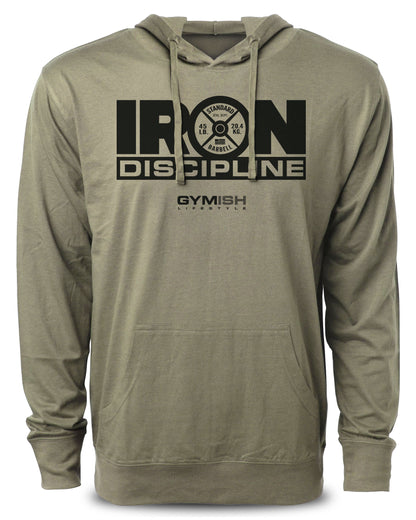 Iron Discipline Workout Hoodies Funny Hoodies Gym Sweatshirt Lifting Pullover