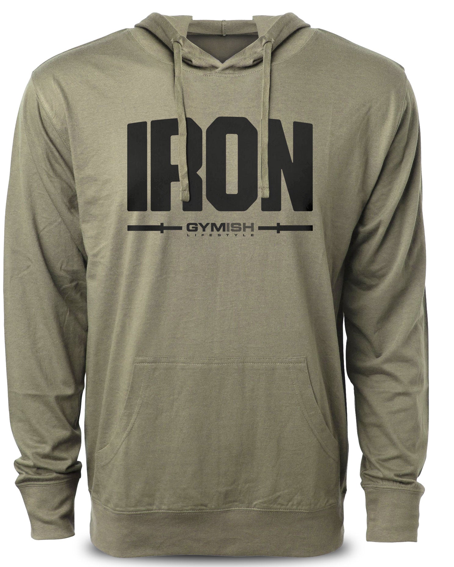 136. Iron Funny Workout Gym Hoodie for Men Hoodie Military Hoodie T-Shirt GYMISH LIFESTYLE