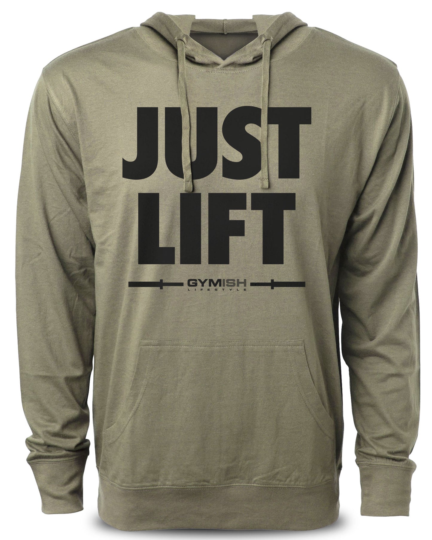 114. Just Lift Funny Workout Hoodie for Men Hoodie Military Hoodie T-Shirt GYMISH LIFESTYLE