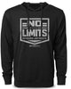 155. No Limits Funny Workout Gym Hoodie for Men