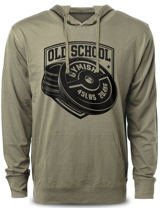 147. Old School Funny Workout Gym Hoodie for Men Hoodie Military Hoodie T-Shirt GYMISH LIFESTYLE