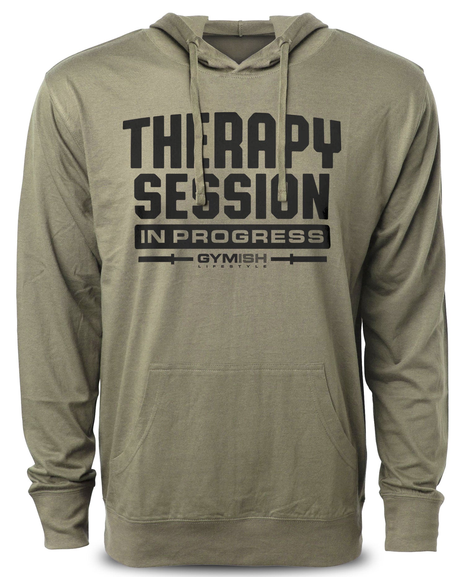 128. Therrapy Session Funny Workout Hoodie for Men Hoodie Military Hoodie T-Shirt GYMISH LIFESTYLE