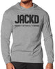 140. Jackd Lightweight Long Sleeve Hooded T-shirt for Men