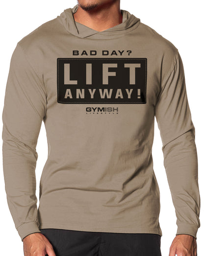 149. Lift Anyway Lightweight Long Sleeve Hooded T-shirt for Men